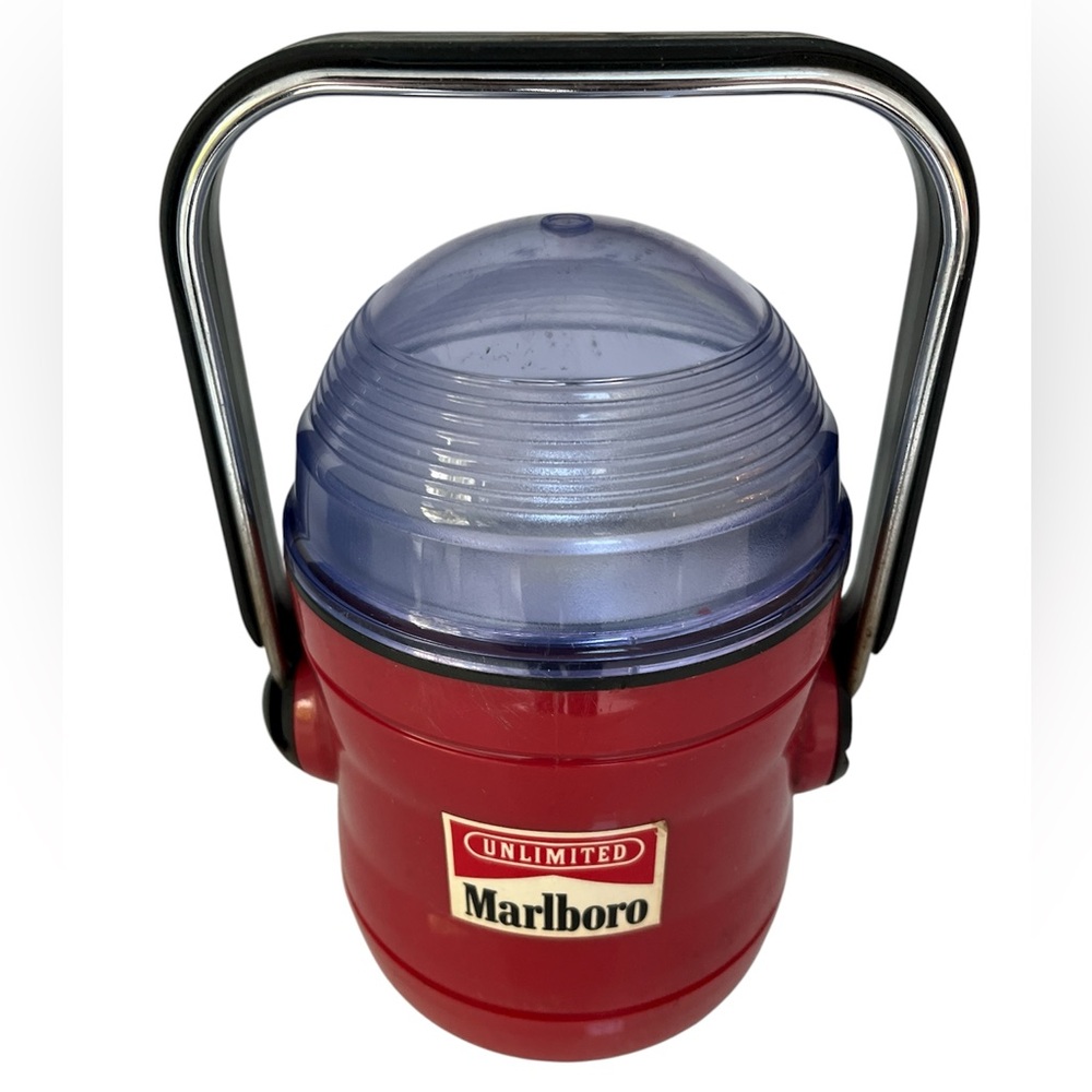 Vintage Collectible Marlboro Camping Lantern Working Condition